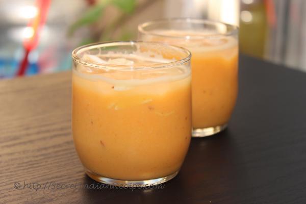 photo of carrot milk