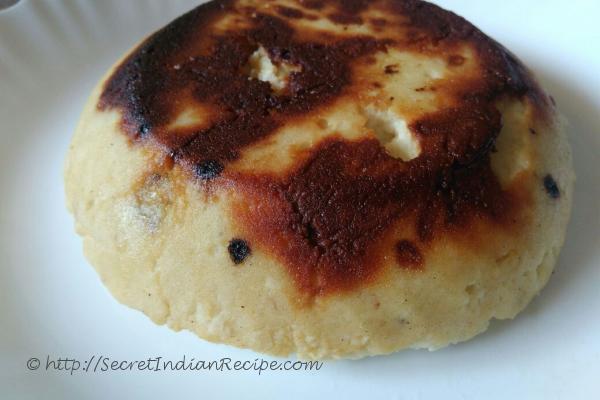 photo of steamed chhena poda