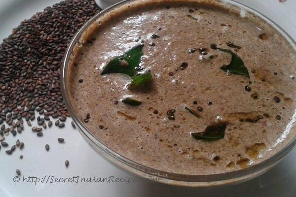 Ellu chutney - Sesame seeds chutney