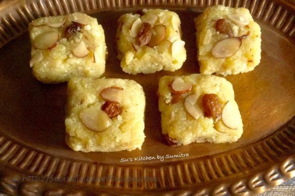 photo of pholkopir barfi / cauliflower barfi