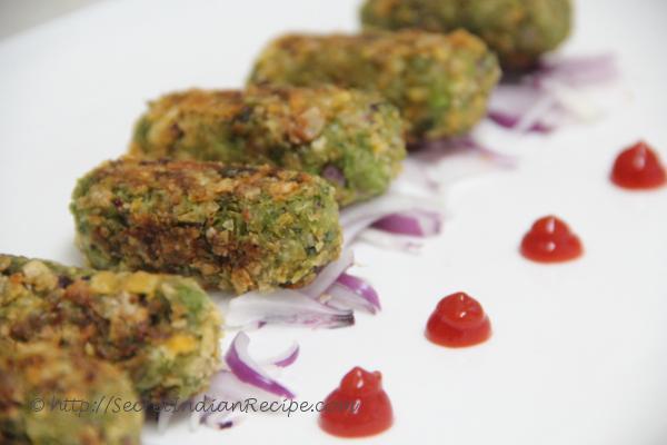 photo of green peas kebab / mattar kebab / pachi batani kebab