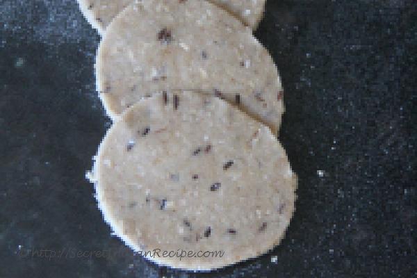 photo of jeera rose cookie (wheat and oats)
