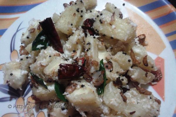 Kappa upma(Tapioca upma)