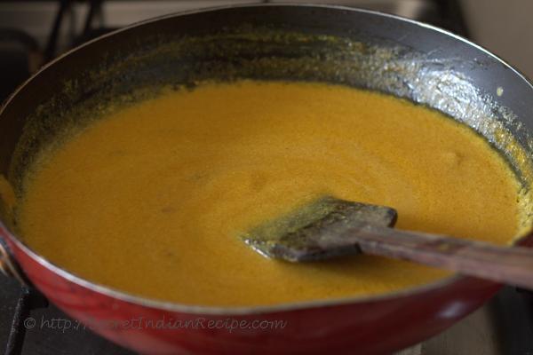photo of paysam cooking