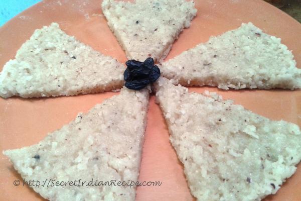 Naariyal Burfi (Coconut Burfi)