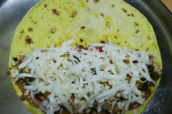 photo of folding tortilla