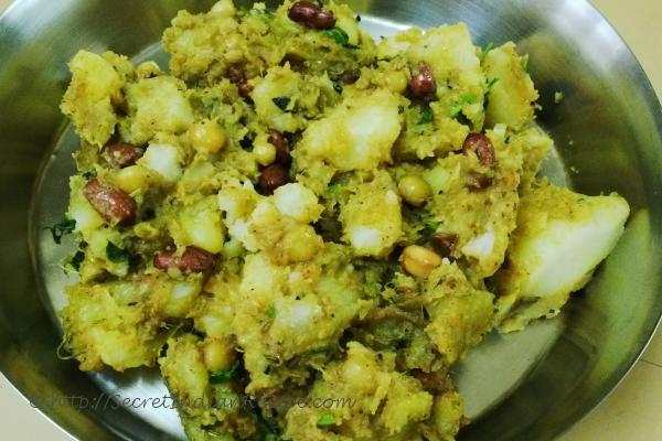 photo of samosa stuffing