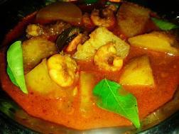 Chemeen masala curry (Prawn Masala curry)